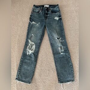 DAZE Women’s Distressed Crop Jeans